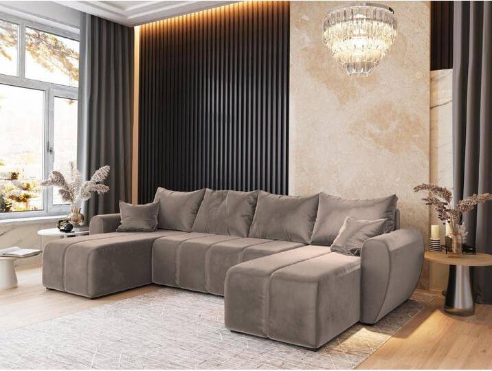 Masseno Ecksofa MADISON mit Schlaffunktion U-Form, Sofa mit Bettkasten, beige, PAROS 02 Masseno Ecksofa MADISON mit Schlaffunktion U-Form, Sofa mit Bettkasten, beige, PAROS 02 von OTTO