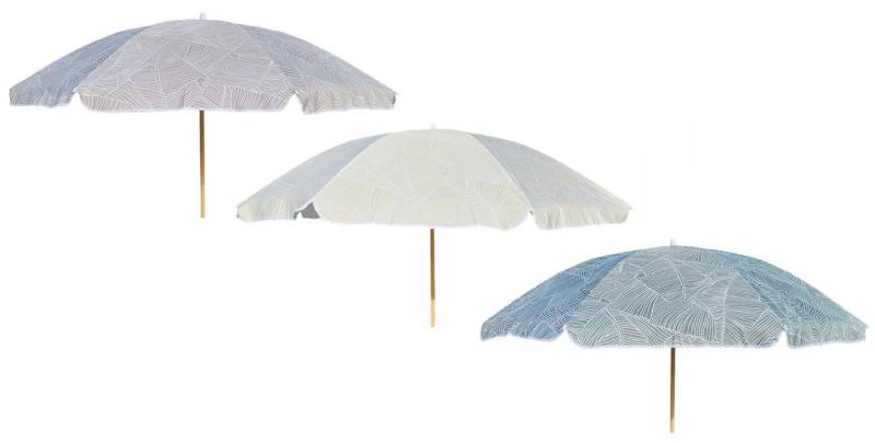 Meinposten Sonnenschirm Strandschirm Balkonschirm grün creme braun 160 cm UV, abknickbar von Meinposten
