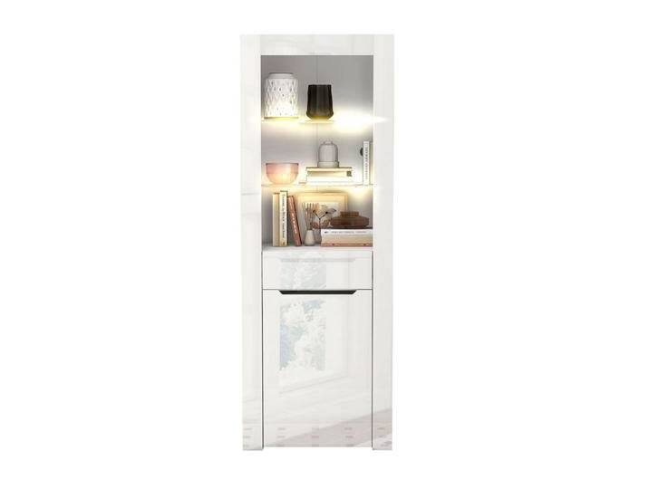 Merax Vitrine hochglanz mit LED, Bücherschrank mit Glasablagen und Schublade Hochschrank mit großen Stauraum, Standvitrine, B/H/T: 60/165/35,5cm, weiß Merax Vitrine hochglanz mit LED, Bücherschrank mit Glasablagen und Schublade Hochschrank mit großen Stauraum, Standvitrine, B/H/T: 60/165/35,5cm, weiß von OTTO