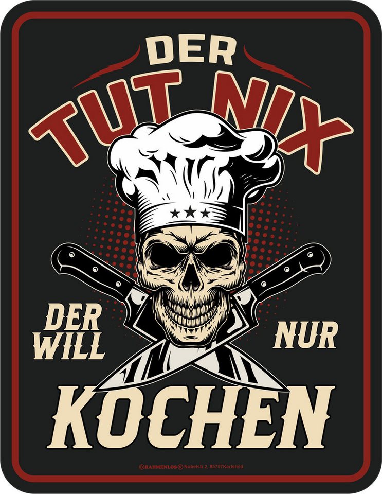 Metallschild Kochen - Fun-Schilder - tut nix von OTTO