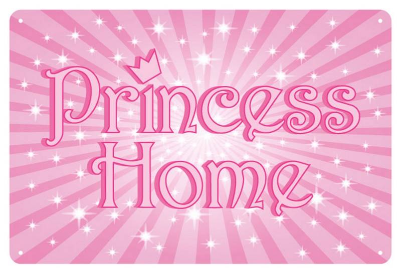 Metallschild Princess Home - Blech-Schild Metallschild Princess Home - Blech-Schild von OTTO