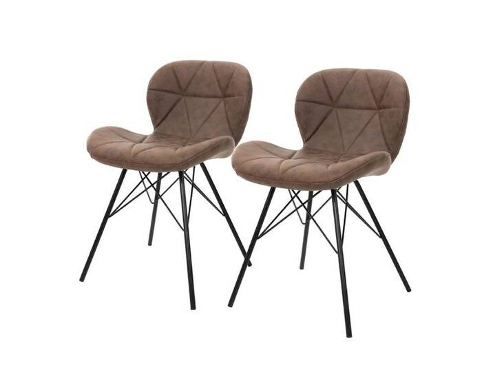 Ml-Design ML-DESIGN Stuhl Esszimmerstuhl Set mit Rückenlehne und Metallbeinen Küchenstühle (Komplett-Set, 2 St) von OTTO