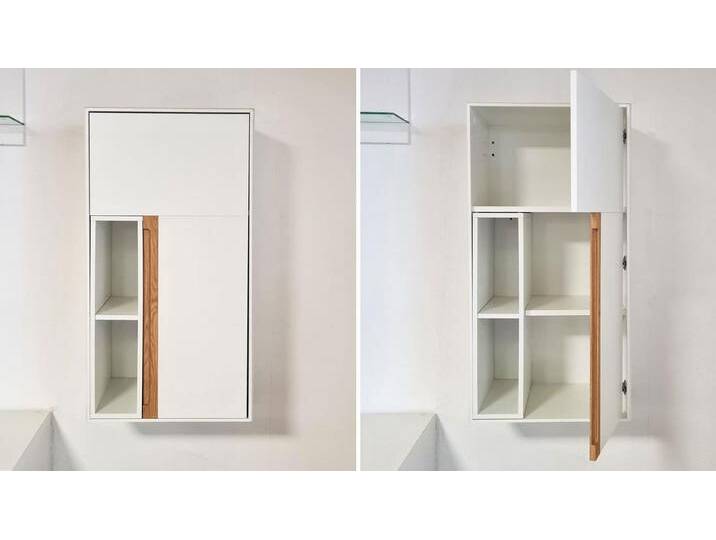 Möbel Akut Hängevitrine Hängevitrine LIGHT LINE 5 weiß matt Lack Design, weiß Möbel Akut Hängevitrine Hängevitrine LIGHT LINE 5 weiß matt Lack Design, weiß von OTTO