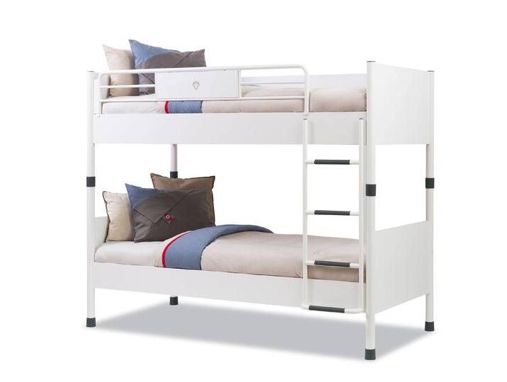 Möbel-Zeit Etagenbett WHITE mit Leiter, 90x200 cm, ohne Matratze Möbel-Zeit Etagenbett WHITE mit Leiter, 90x200 cm, ohne Matratze von OTTO