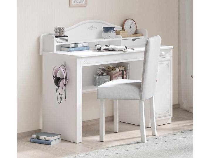 Möbel-Zeit Kinderschreibtisch Selena Grey mit Schublade, + kleiner Aufsatz Möbel-Zeit Kinderschreibtisch Selena Grey mit Schublade, + kleiner Aufsatz von OTTO