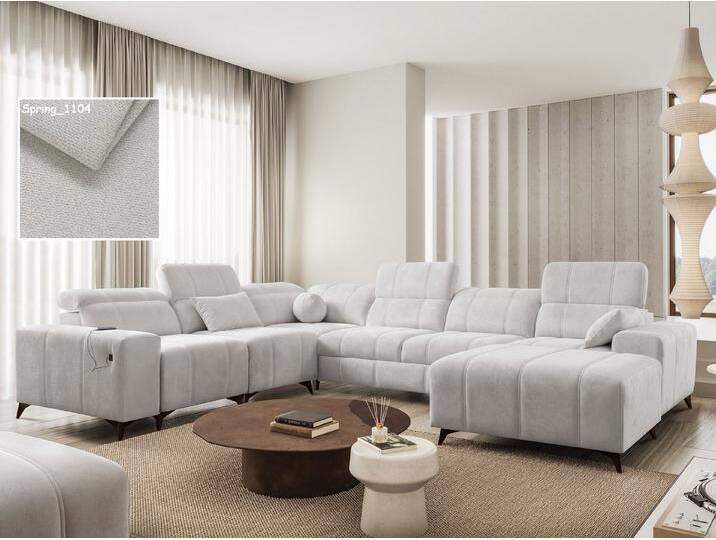 Möbel für Dich Wohnlandschaft Wohnlandschaft XXL Dafne 8 in U-Form mit USB, mit freistellbarem Hocker, 2 Bettkästen und verstellbaren Kopfstützen, beige Möbel für Dich Wohnlandschaft Wohnlandschaft XXL Dafne 8 in U-Form mit USB, mit freistellbarem Hocker, 2 Bettkästen und verstellbaren Kopfstützen, beige von OTTO