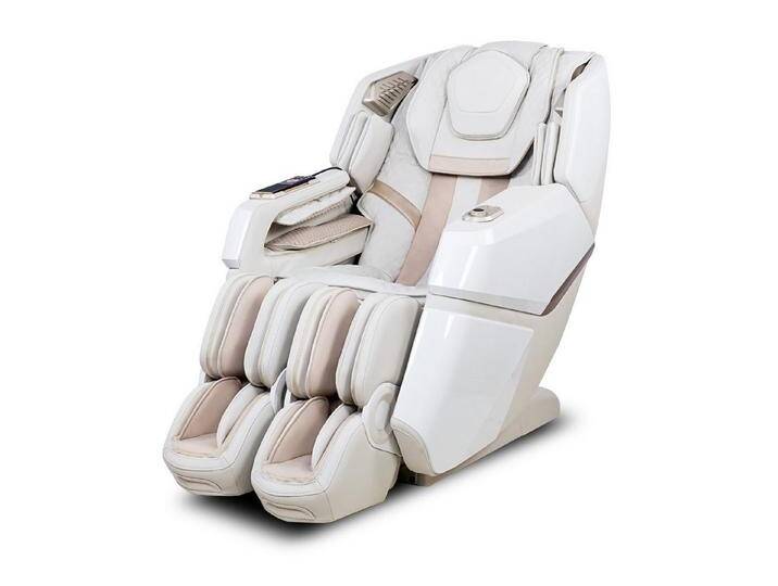 NAIPO Massagesessel Space Walk 3D Massagestuhl mit Wärmefunktion, Shiatsu, 3D Surround-Sound, Ganzkörpermassage, Körperscan, weiß, Weiss von OTTO
