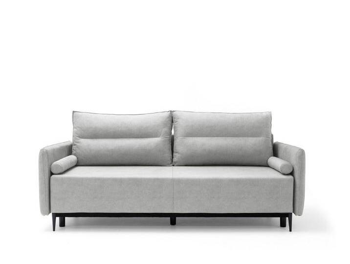NEXT COLLECTION Schlafsofa Bettsofa PRAGA, Lose Rückenkissen, große Schlaffunktion, grau, Dunkelgrau(Vena3) von OTTO