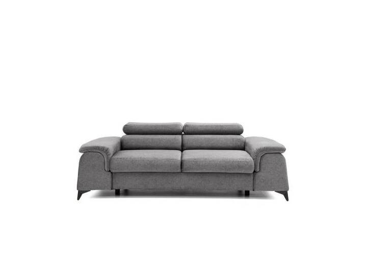 NEXT COLLECTION Sofa PLAZA 2-SITZER, Verstellbare Kopfstützen, keine Schlaffunktion, grau, GRAU(WHISPER17) von OTTO