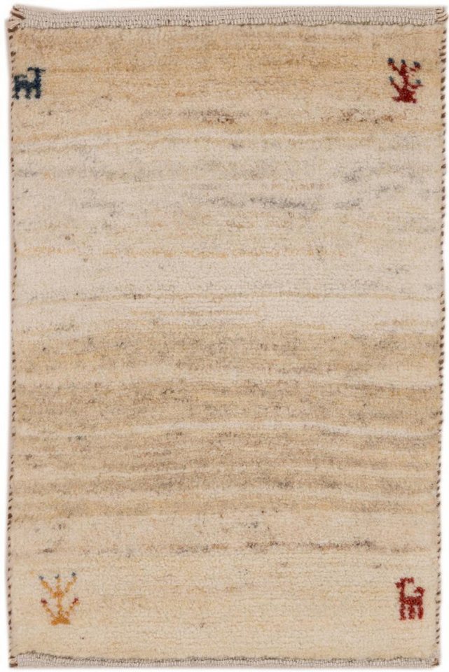 Nain Trading Orientteppich Perser Gabbeh 39x59 Handgeknüpfter Moderner Orientteppich, rechteckig, Höhe: 18 mm Nain Trading Orientteppich Perser Gabbeh 39x59 Handgeknüpfter Moderner Orientteppich, rechteckig, Höhe: 18 mm von Nain Trading