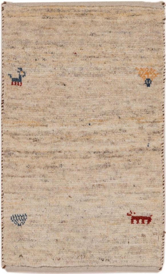 Nain Trading Orientteppich Perser Gabbeh 41x59 Handgeknüpfter Moderner Orientteppich, rechteckig, Höhe: 18 mm von Nain Trading