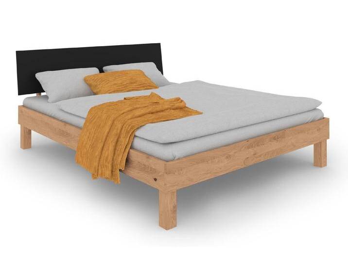 Natur24 Einzelbett Zigo Bett 90 x 200 cm Wildeiche MDF Bianco Schwarz, schwarz Natur24 Einzelbett Zigo Bett 90 x 200 cm Wildeiche MDF Bianco Schwarz, schwarz von OTTO