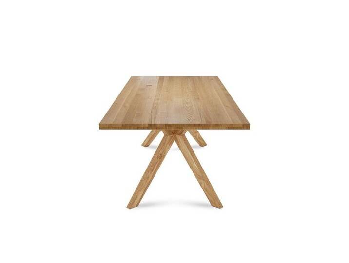Natur24 Esstisch Jakarta Esstisch 140x90 Wildeiche mit gerader Kante und Holzfüße Natur24 Esstisch Jakarta Esstisch 140x90 Wildeiche mit gerader Kante und Holzfüße von OTTO
