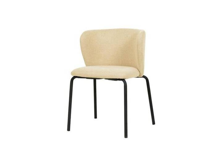 Natur24 Esszimmerstuhl Break Stapelstuhl mit Bezug in Beigen als 2er Set, beige von OTTO
