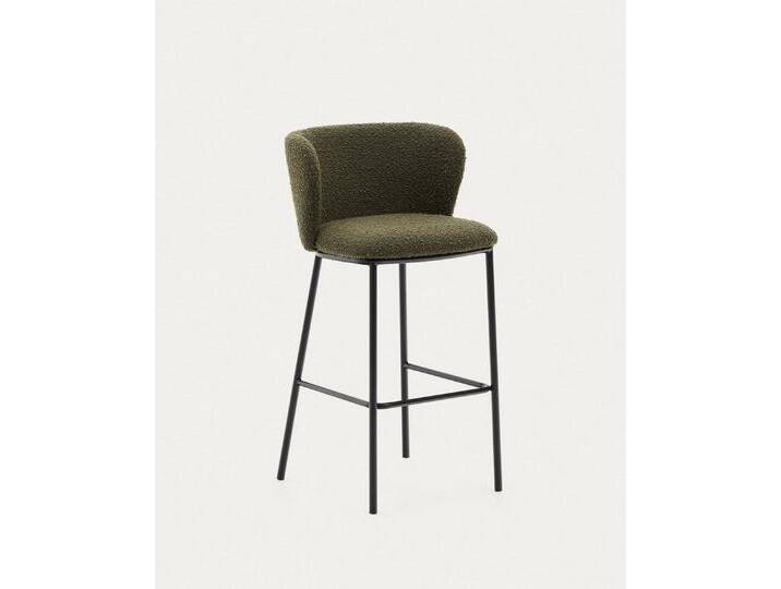 Natur24 Esszimmerstuhl Hocker Ciselia aus grünem Schaffell und schwarzem Stahl Höhe 2er Set, schwarz Natur24 Esszimmerstuhl Hocker Ciselia aus grünem Schaffell und schwarzem Stahl Höhe 2er Set, schwarz von OTTO