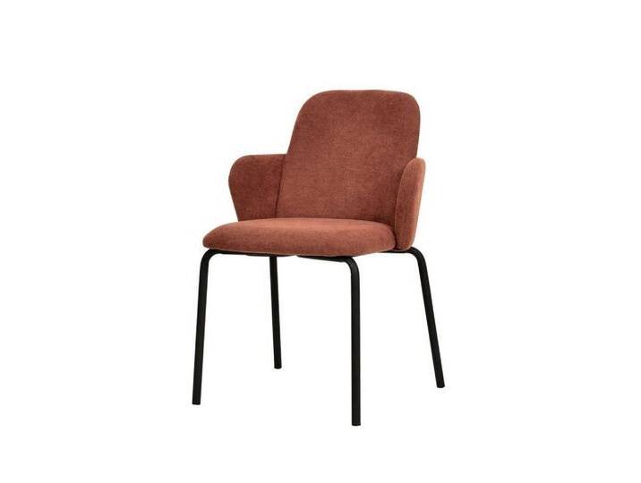 Natur24 Esszimmerstuhl Paddy Stapelstuhl mit Bezug in Braun als 2er Set, braun von OTTO