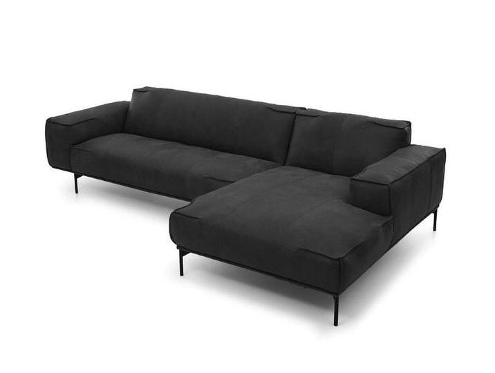 Natur24 Sofa Walker Sofa 3,5-Sitzer 338x160 cm Recamiere rechts Leder Schwarz Natur24 Sofa Walker Sofa 3,5-Sitzer 338x160 cm Recamiere rechts Leder Schwarz von OTTO