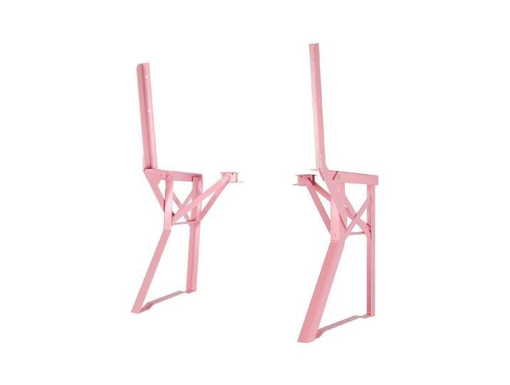 Natural Goods Berlin Bierzeltgarnitur CLASSIC, (2-tlg), klappbar, Tischgestell, Bankgestell, Festzeltgarnitur, rosa, Rosa von OTTO