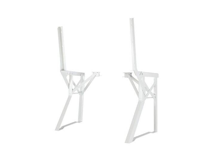 Natural Goods Berlin Bierzeltgarnitur CLASSIC, (2-tlg), klappbar, Tischgestell, Bankgestell, Festzeltgarnitur, weiß, Weiß von OTTO