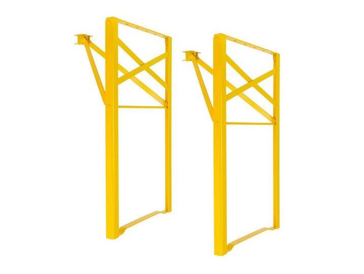 Natural Goods Berlin Bierzeltgarnitur CLASSIC, (Tisch, 2-tlg), klappbar, Tischgestell, Bankgestell, Festzeltgarnitur, gelb, Gelb von OTTO