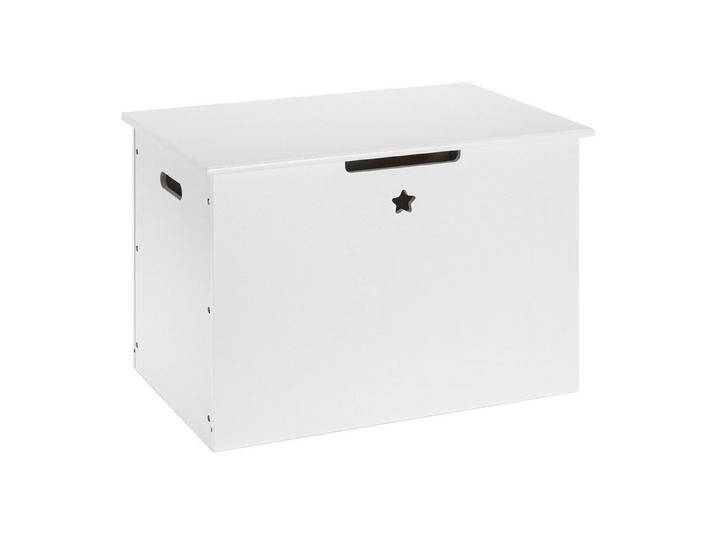 Navaris Aufbewahrungsbox Spielzeugtruhe aus Holz - Truhe Sitzbank - 60 x 38 x 42 cm (1 St), weiß von OTTO