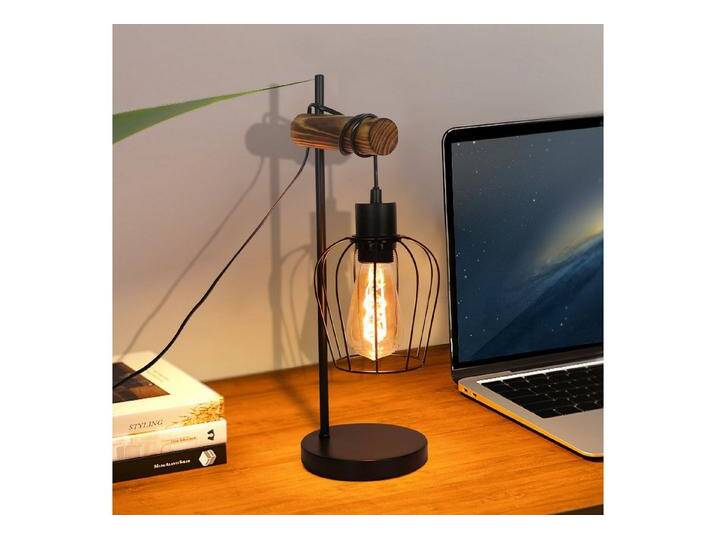Nettlife Tischleuchte Holz Vintage E27 Tischlampe 1 flammige Nachttischlampe Landhausstil, mit Kippschalter, LED wechselbar Nettlife Tischleuchte Holz Vintage E27 Tischlampe 1 flammige Nachttischlampe Landhausstil, mit Kippschalter, LED wechselbar von OTTO