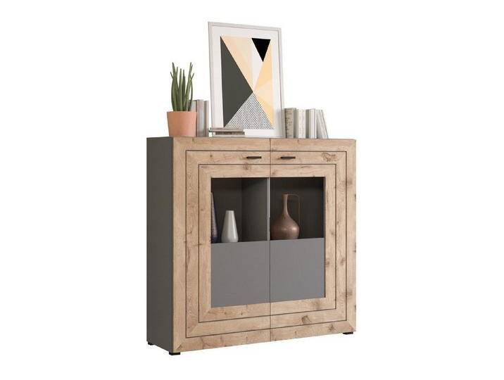Newroom Highboard Dione, Highboard Grau Kommode Schrank Industrial Modern Wohnzimmer Schlafz..., grau von OTTO