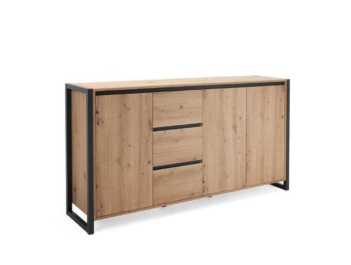 Newroom Sideboard Vincent, Wildeiche Sideboard Vintage Industrial Highboard Anrichte Wohnzimmer, braun von OTTO