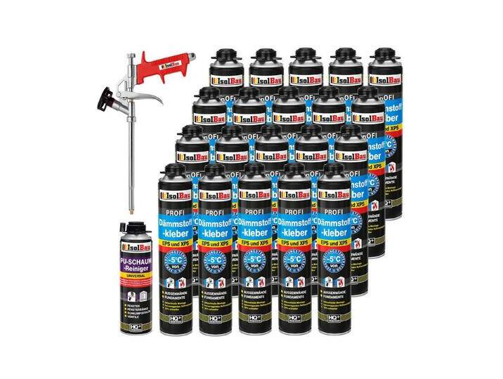 None Montagekleber SET Dämmstoffkleber 20 x 750 ml PU-Klebeschaum Perimeterkleber, Rasches und zuverlässiges Ausrichten der Dämm- u.Trockenbauplatten None Montagekleber SET Dämmstoffkleber 20 x 750 ml PU-Klebeschaum Perimeterkleber, Rasches und zuverlässiges Ausrichten der Dämm- u.Trockenbauplatten von OTTO