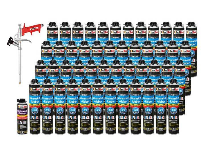 None Montagekleber SET Dämmstoffkleber 48 x 750 ml Dämmung Fixieren Isolieren Reiniger von OTTO