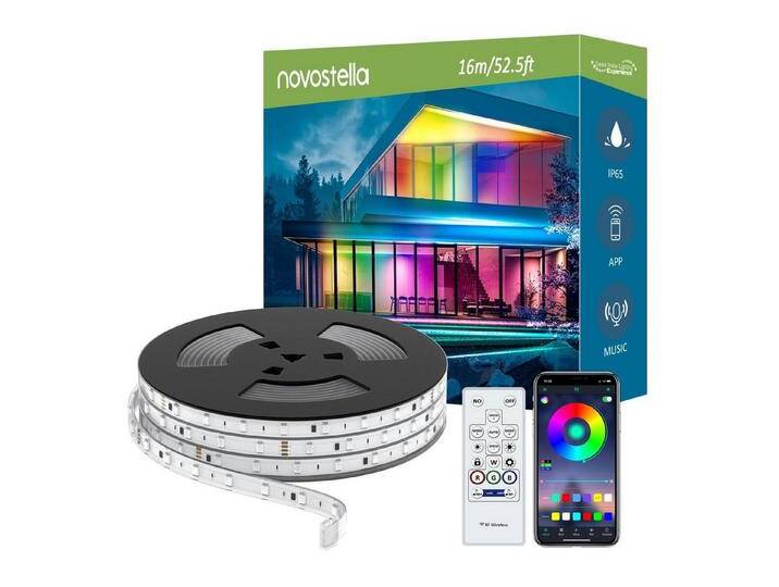 Novostella LED Stripe, RGB Regenbogenfarben Streifen LED Band 16-32M Lichterkette Wasserdicht Novostella LED Stripe, RGB Regenbogenfarben Streifen LED Band 16-32M Lichterkette Wasserdicht von OTTO