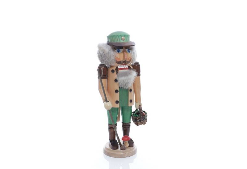 Nussknacker Nußknacker Pilzsammler mit Korb Höhe= 39cm NEU von OTTO