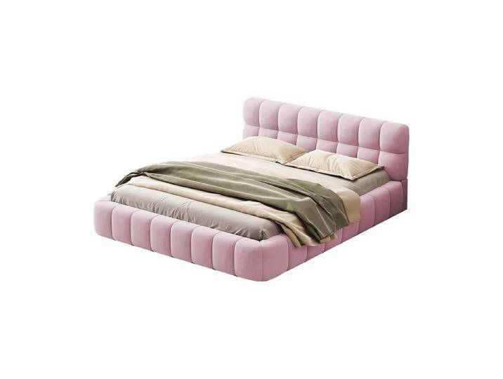 OKWISH Polsterbett Doppelbett Kinderbett Gästebett Jugendbett Funktionsbett (mit eingebettetem Matratzendesign, weicher Rückenlehne und stabiler Lattenrost, perfekt für Jugend- und Schlafzimmer, 140 x 190 cm), ohne Matratze von OTTO