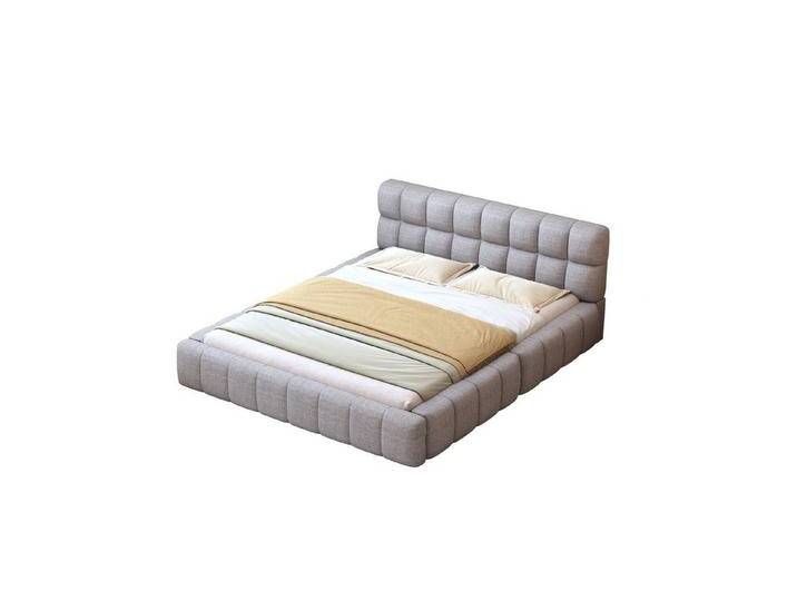 OKWISH Polsterbett Doppelbett Kinderbett Gästebett Jugendbett Funktionsbett (mit eingebettetem Matratzendesign, weicher Rückenlehne und stabiler Lattenrost, perfekt für Jugend- und Schlafzimmer, 140 x 200 cm), ohne Matratze von OTTO