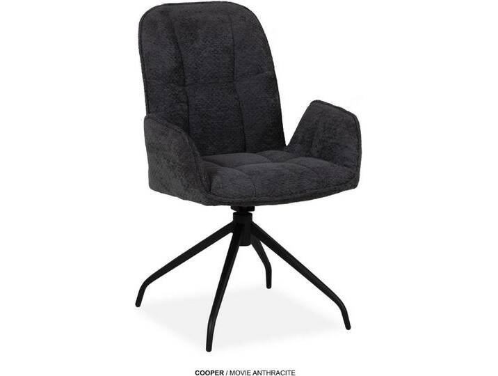 OMG Design Esszimmerstuhl Cooper (Set, 2 St), Drehstuhl mit auto-return, Armlehnenstuhl, grau von OTTO