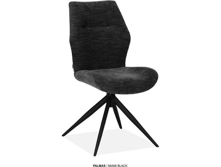 OMG Design Esszimmerstuhl Palmas (Set, 2 St), Drehstuhl mit auto-return, Moderner Bezug, schwarz von OTTO