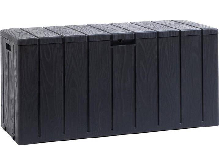 ONDIS24 Sitztruhe Gartenbox Helsinki Kissenbox Auflagenkiste anthrazit 270 Liter, rollbar, witterungsbeständig, grau von OTTO