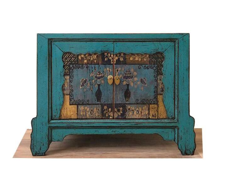 OPIUM OUTLET Kommode Schrank Sideboard Anrichte Büffet Asia Vintage Möbel (komplett montiert, asiatisch chinesisch orientalisch), Breite x Tiefe x Höhe: 90 cm x 42 cm x 70 cm von OTTO