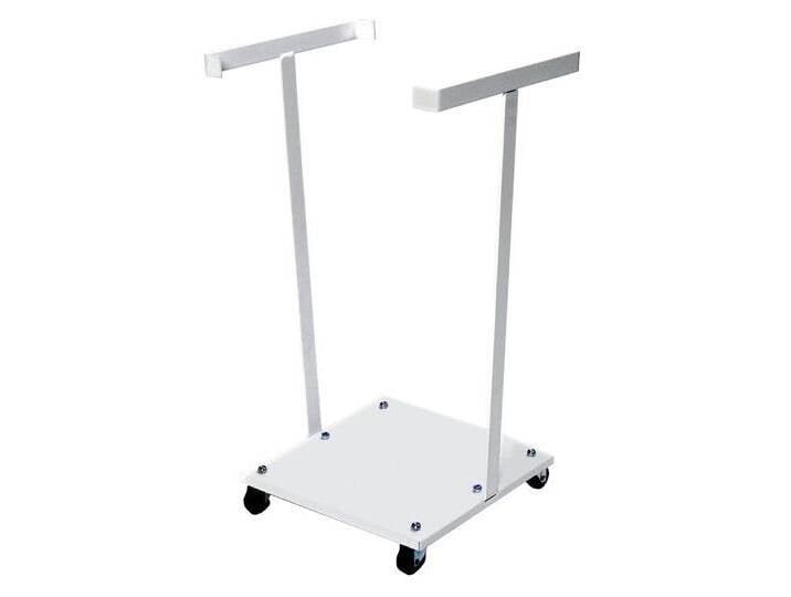 OSWALD Transportgeräte Transportwagen Müllsackständer fahrbar mit Rollen, für 125 Ltr. Müllsäcke, 30 kg weiß, (NK3030), Pulverlackiert von OTTO