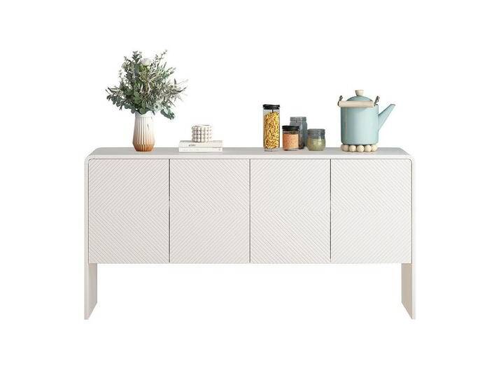 OUTMAX Sideboard Minimalistisches mit 4 Türen (MDF) - 74.5kg Belastung, für Esszimmer (Set, 1 St., Großer Stauraum, Robustheit und Eleganz), Länge 152,5 cm, Breite 40 cm, Höhe 76 von OTTO