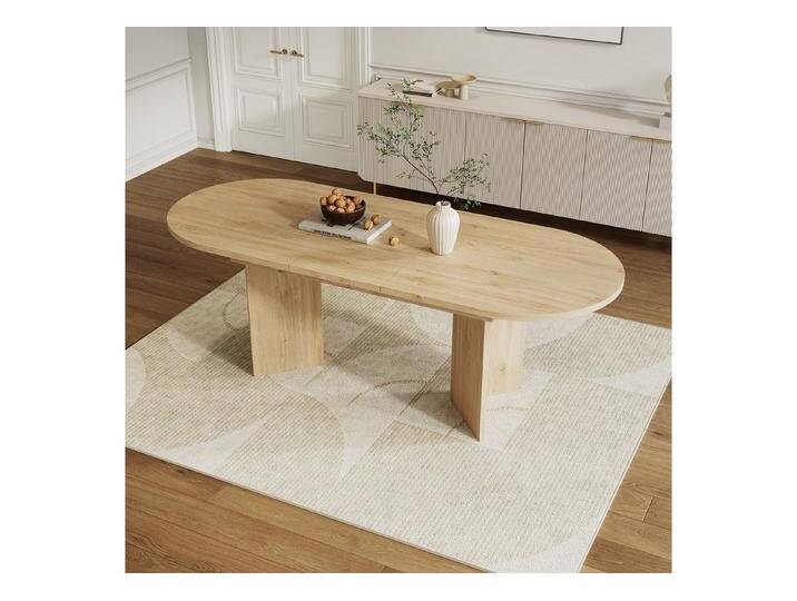 Odikalo Esstisch Ausziehbarer 120/160 * 80 cm, geeignet für 4–6 Personen (mit abgerundeten Ecken, verdickte Tischplatte) von OTTO