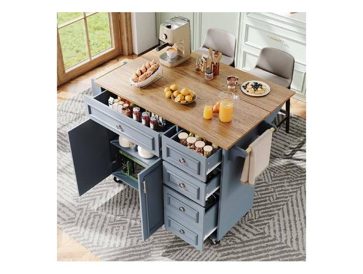 Odikalo Kücheninsel küchenschrank Sideboard Kommode, (Kücheninsel (110×45-75×92cm), Modernes Küchensiland, Küchenschrank, Abnehmbare Servierwagen buffetschrank, Speisewagen mit Vintage-Muster, buffetschrank, Multifunktionale Esstisch mit Speicherraum,weiß) Odikalo Kücheninsel küchenschrank Sideboard Kommode, (Kücheninsel (110×45-75×92cm), Modernes Küchensiland, Küchenschrank, Abnehmbare Servierwagen buffetschrank, Speisewagen mit Vintage-Muster, buffetschrank, Multifunktionale Esstisch mit Speicherraum,weiß) von OTTO