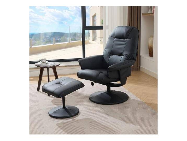 Odikalo Loungesessel Relaxsessel Fernsehsessel Hocker Massage Heizung Drehbar Beige/Schwarz, schwarz, Schwarz Odikalo Loungesessel Relaxsessel Fernsehsessel Hocker Massage Heizung Drehbar Beige/Schwarz, schwarz, Schwarz von OTTO