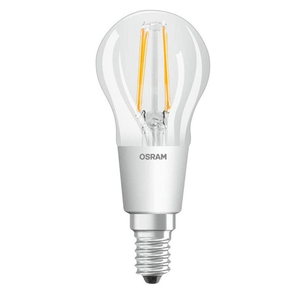 LED-Leuchtmittel Osram LED Filament Leuchtmittel Tropfen 4,5W E14 klar 470lm GlowDim von OTTO