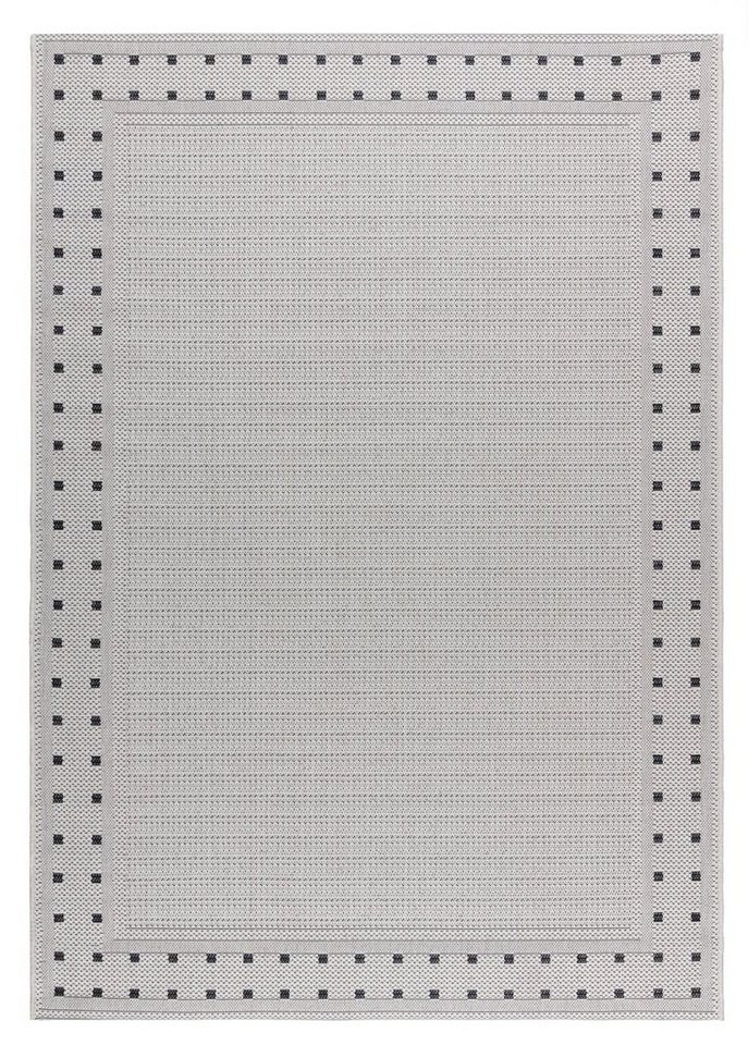Outdoorteppich CABANA DOTS, Grau, Kunstfaser, 200 x 290 cm, rechteckig von OTTO