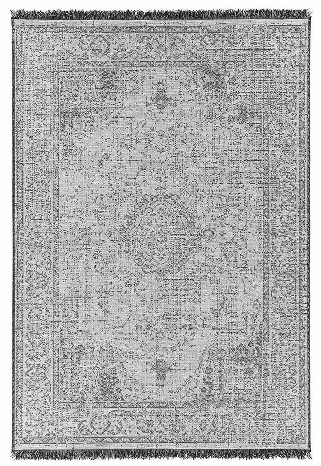 Outdoorteppich TWEED, Grau, Kunstfaser, 200 x 290 cm, rechteckig von OTTO