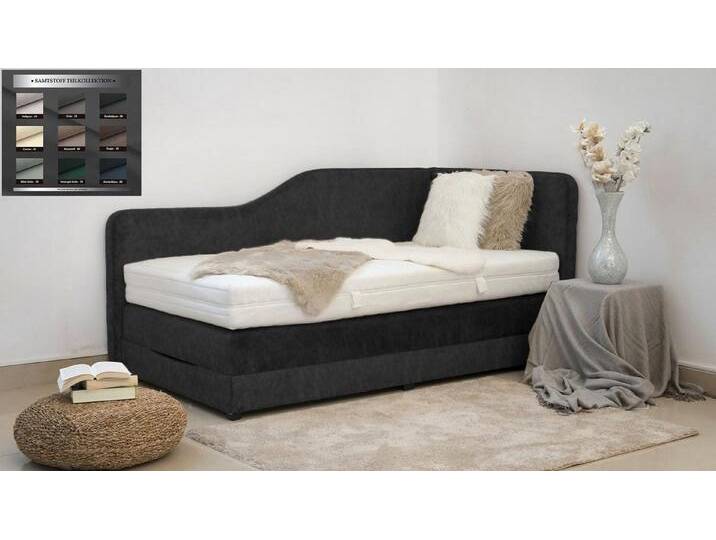 PAARA Boxspringbett Box Alexandria K Bettkasten Kopfteil verstellbar, inkl. Matratze und Topper, mit einzigartigem Belüftungssystem, bunt, 500 Taschenfederkern-Matratze mit Kaltschaum-Topper , H2 von OTTO