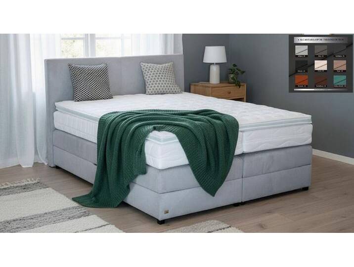 PAARA Boxspringbett Montana mit Bettkasten Kopfteil Stauraum H2 H3, inkl. Matratzen und Topper, mit einzigartigem Belüftungssystem, H3, Alcantara-Optik PAARA Boxspringbett Montana mit Bettkasten Kopfteil Stauraum H2 H3, inkl. Matratzen und Topper, mit einzigartigem Belüftungssystem, H3, Alcantara-Optik von OTTO