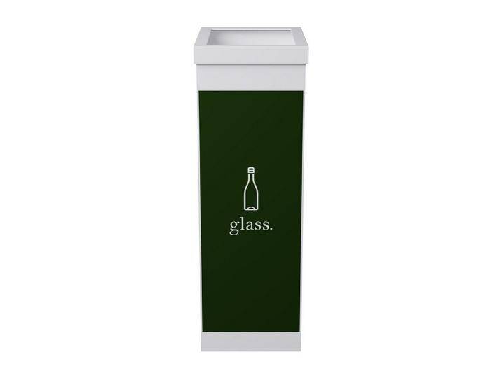 PAPERFLOW Papierkorb Mülltrenner Glas CTSGL.13 60l weiß von OTTO