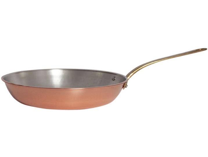PINTINOX Bratpfanne Rame, Kupfer, mit Stielgriff, Nicht Induktionsfähig, goldfarben von OTTO